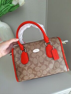 NWT COACH Signature Mini Bennett Satchel